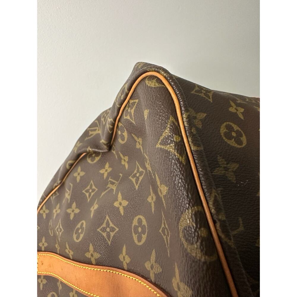 Louis Vuitton Keepall 55 Bandouliere Monogram Travel Bag Duffle Strap Bando - Picture 7 of 16